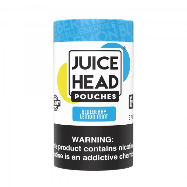 Juice Head Pouches 5pk Blueberry Lemon Mint, juice head pouches, nicotine pouch